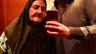 سلفی شهرام قائدی در کنار مادرش + عکس