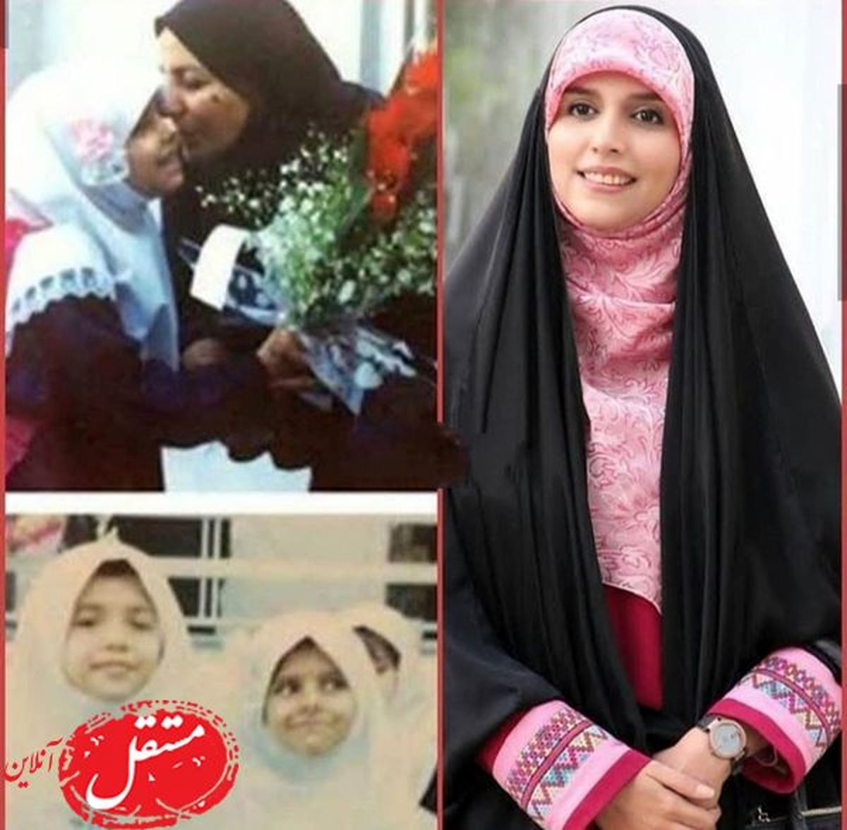 قیافه بانمک مژده لواسانی در کودکی