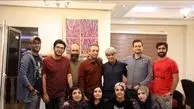 فرزاد حسنی در جمع دوستان هنرمندش+عکس