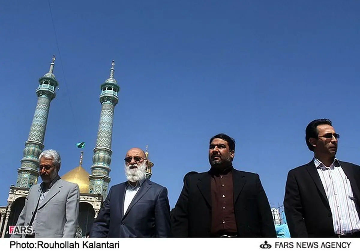 دیدار چمران با آیات عظام+ تصاویر
