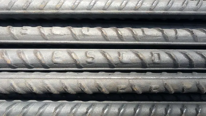 علامت حک شده بر روی میلگرد