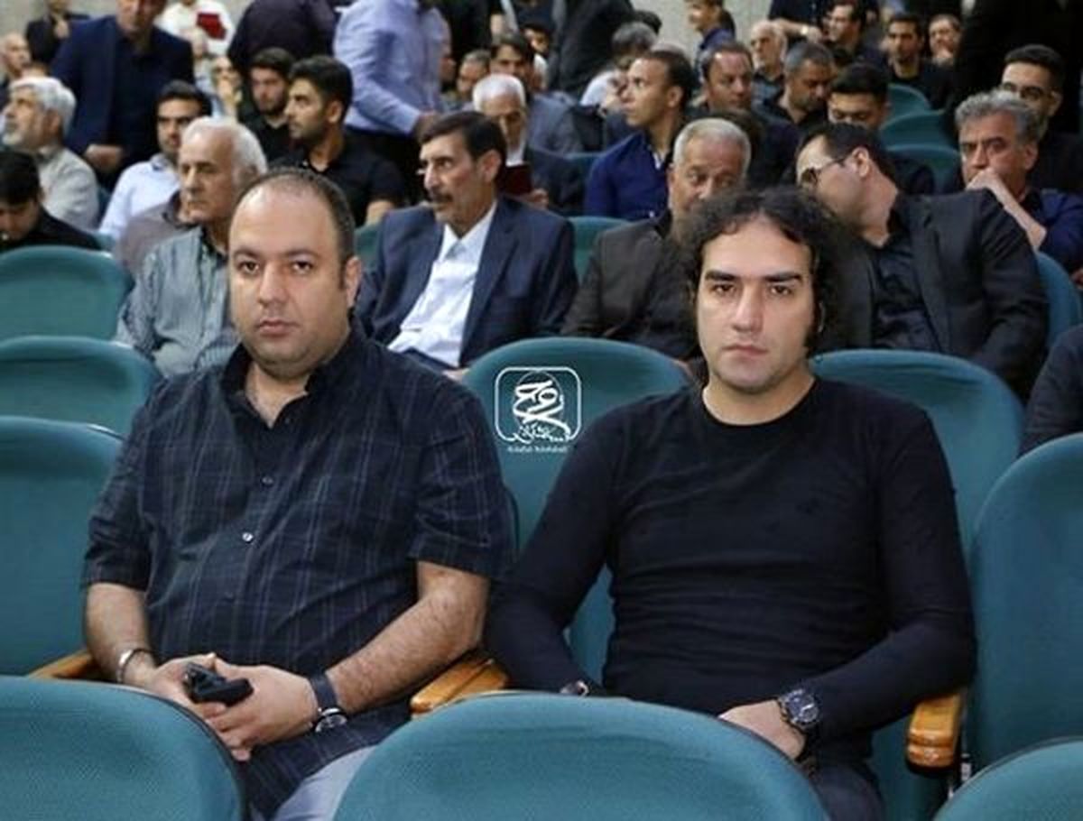 علی اوجی و رضا یزدانی در یک مراسم + عکس