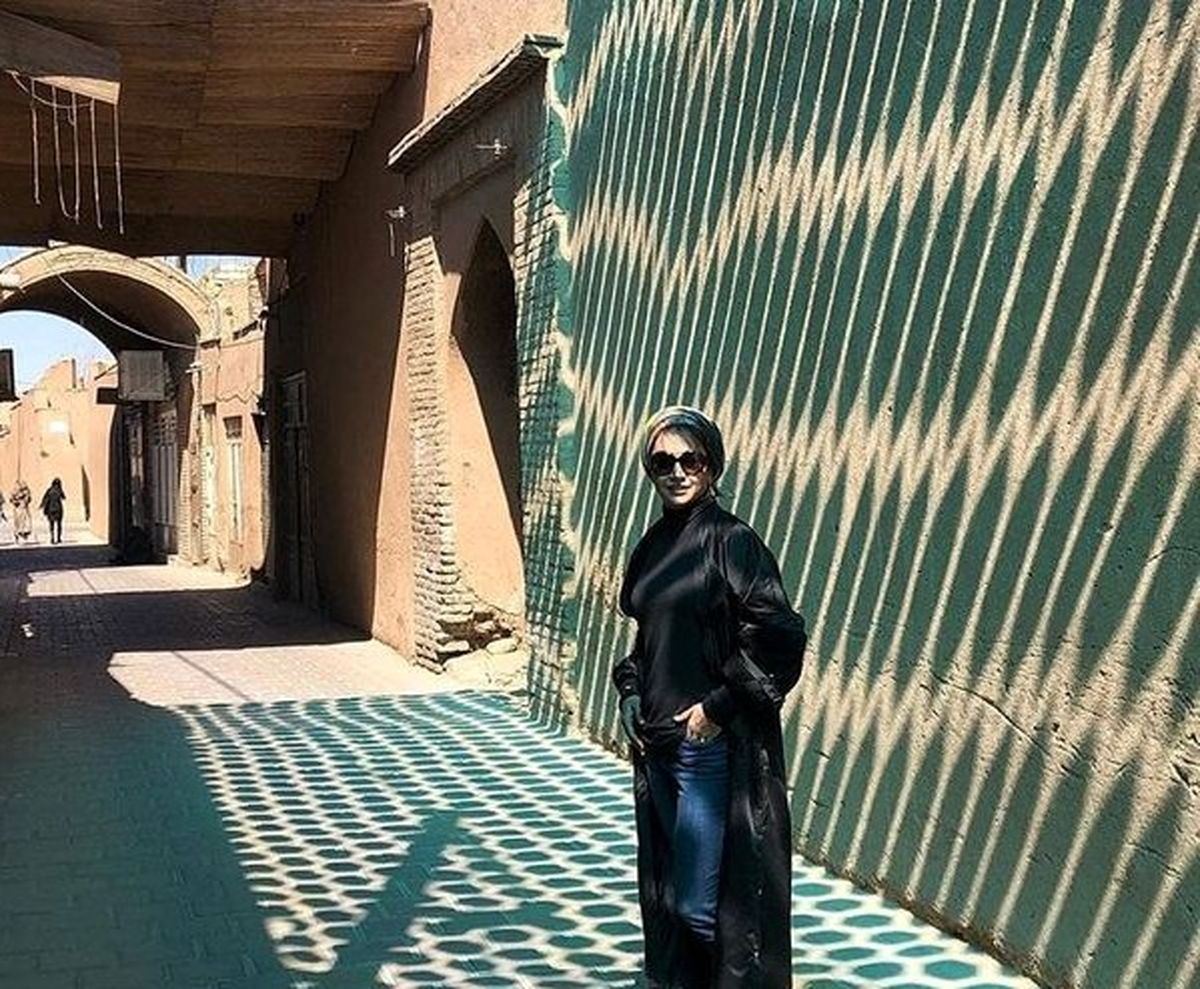 شبنم قلی خانی در شهر بادگیرها+عکس