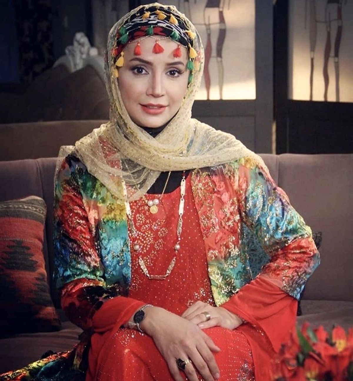 لباس محلی شبنم قلی خانی + عکس