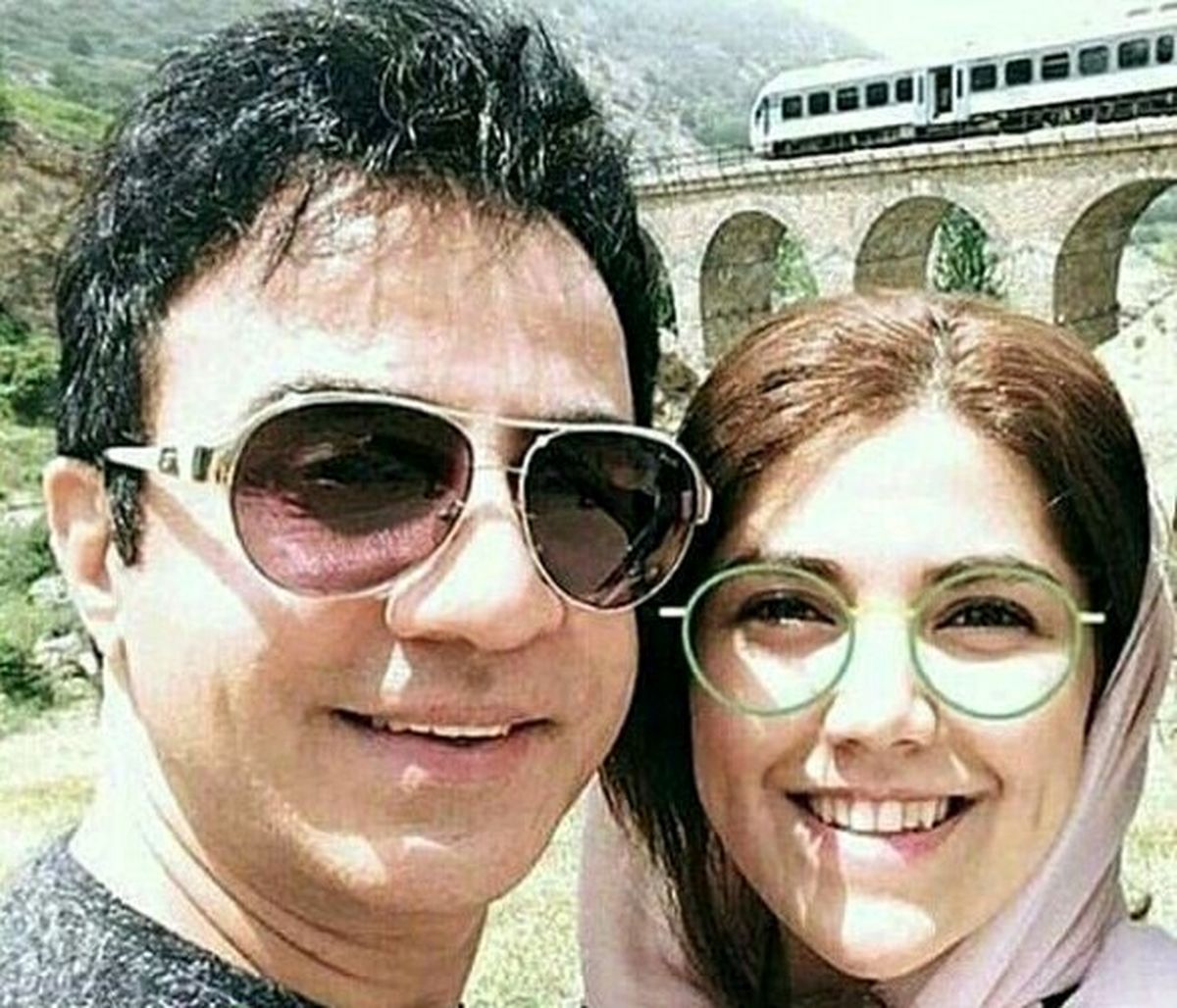 عمو پورنگ با خواهرزاده اش+عکس