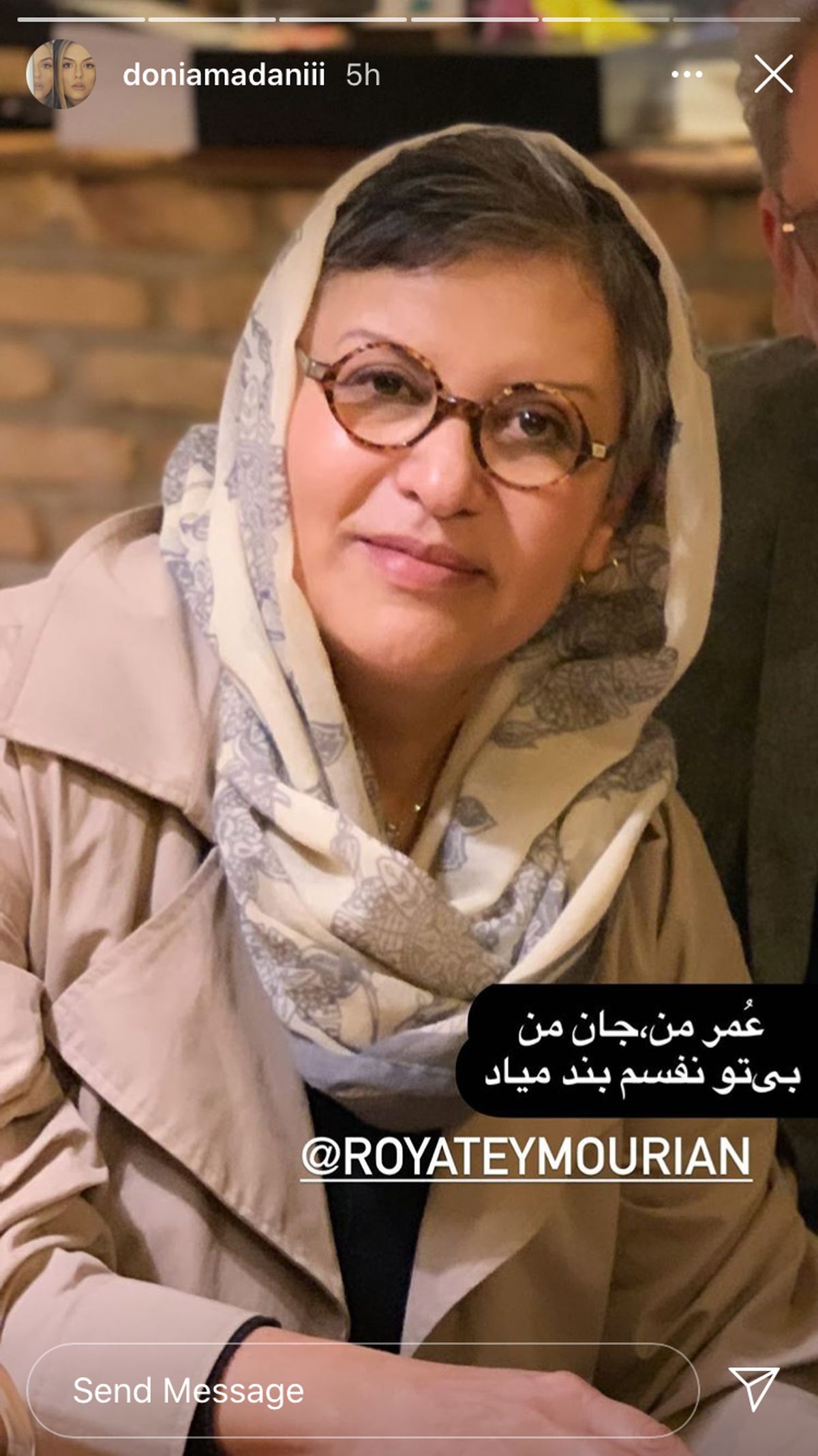 مادر معروف دنیا مدنی + عکس