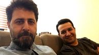 هومن‌‌ حاجی عبداللهی در کنار دوستش + عکس
