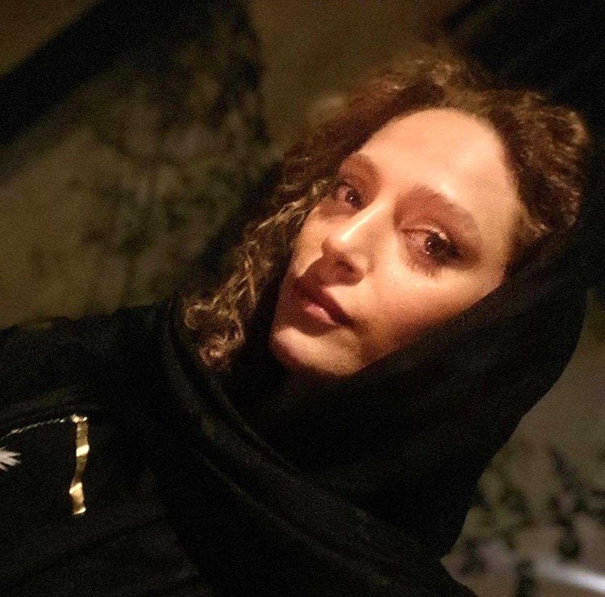 سلفی شبانه‌ خانم بازیگر + عکس