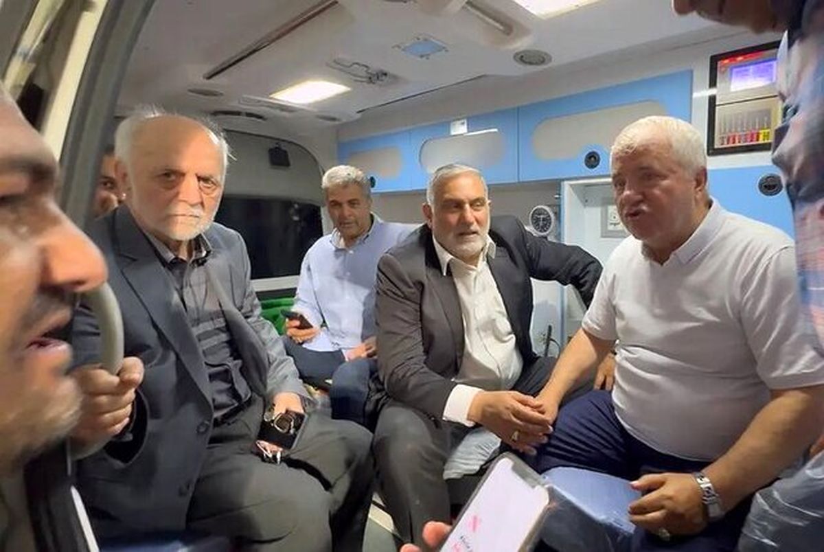 آمبولانس خصوصی کار دست علی پروین داد + واکنش تند اورژانس تهران