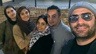 گردش دوستانه حدیثه تهرانی و همسرش