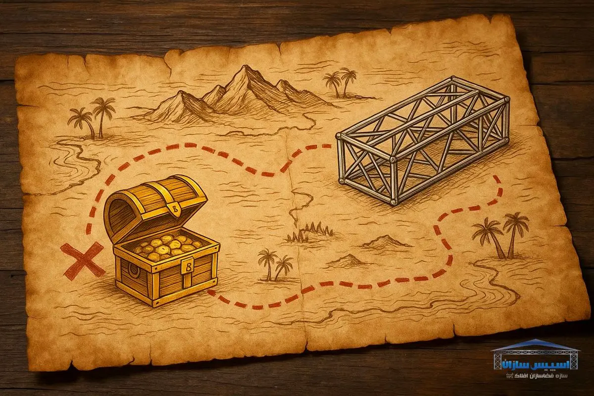 نقشهٔ گنج دستیابی به اسپیس‌فریم‌های طلا