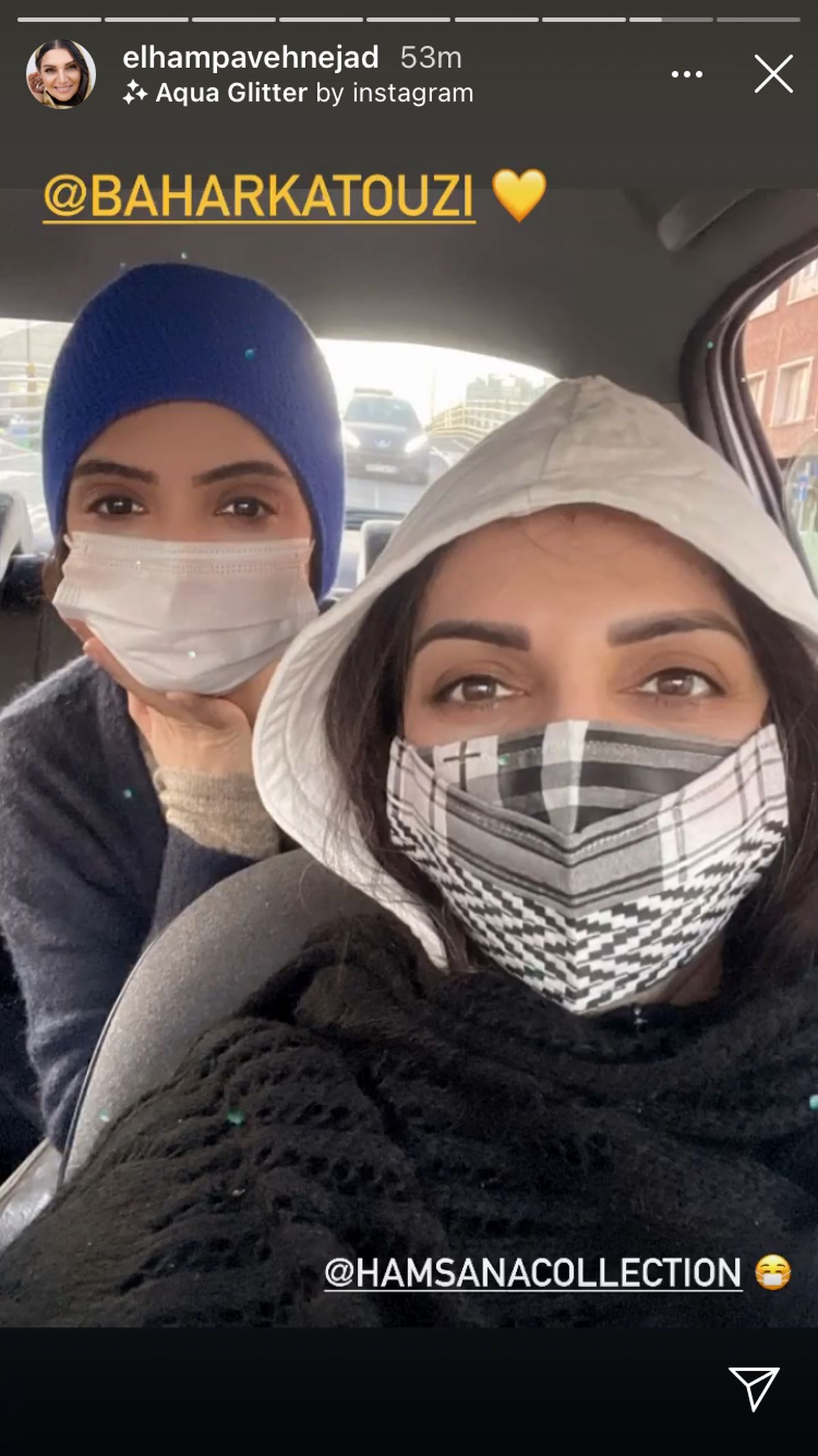 الهام پاوه نژاد و دوست جوانش + عکس