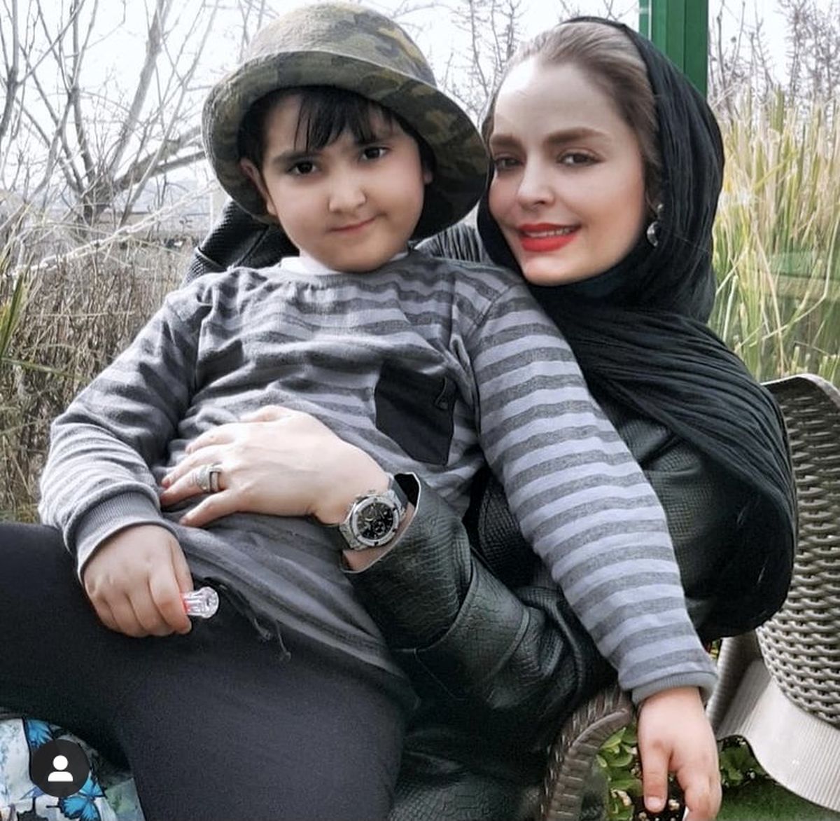 عکس جدید سپیده خداوردی با پسر بانمکش