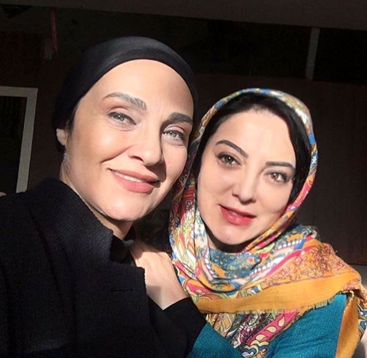 عکس دوستانه دو دشمن خونی سریال بوی باران!
