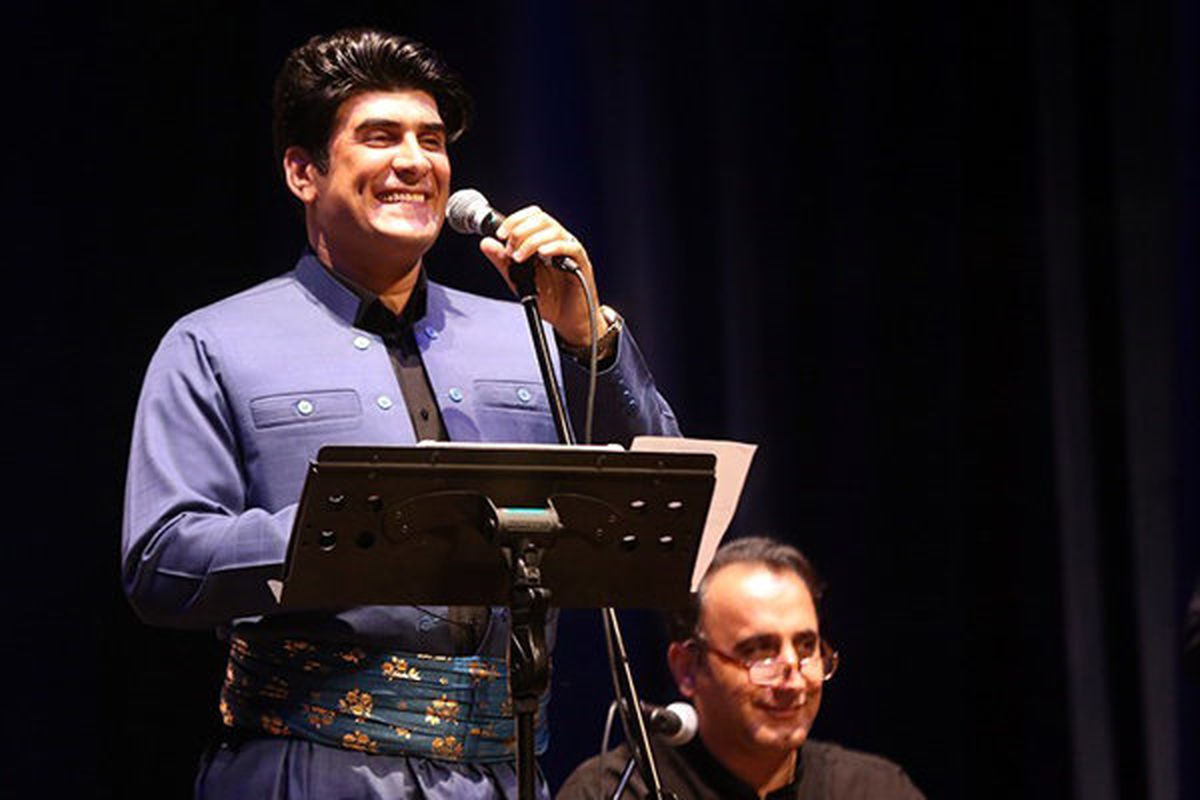 آهنگ کردی در سالن میلاد نمایشگاه تهران