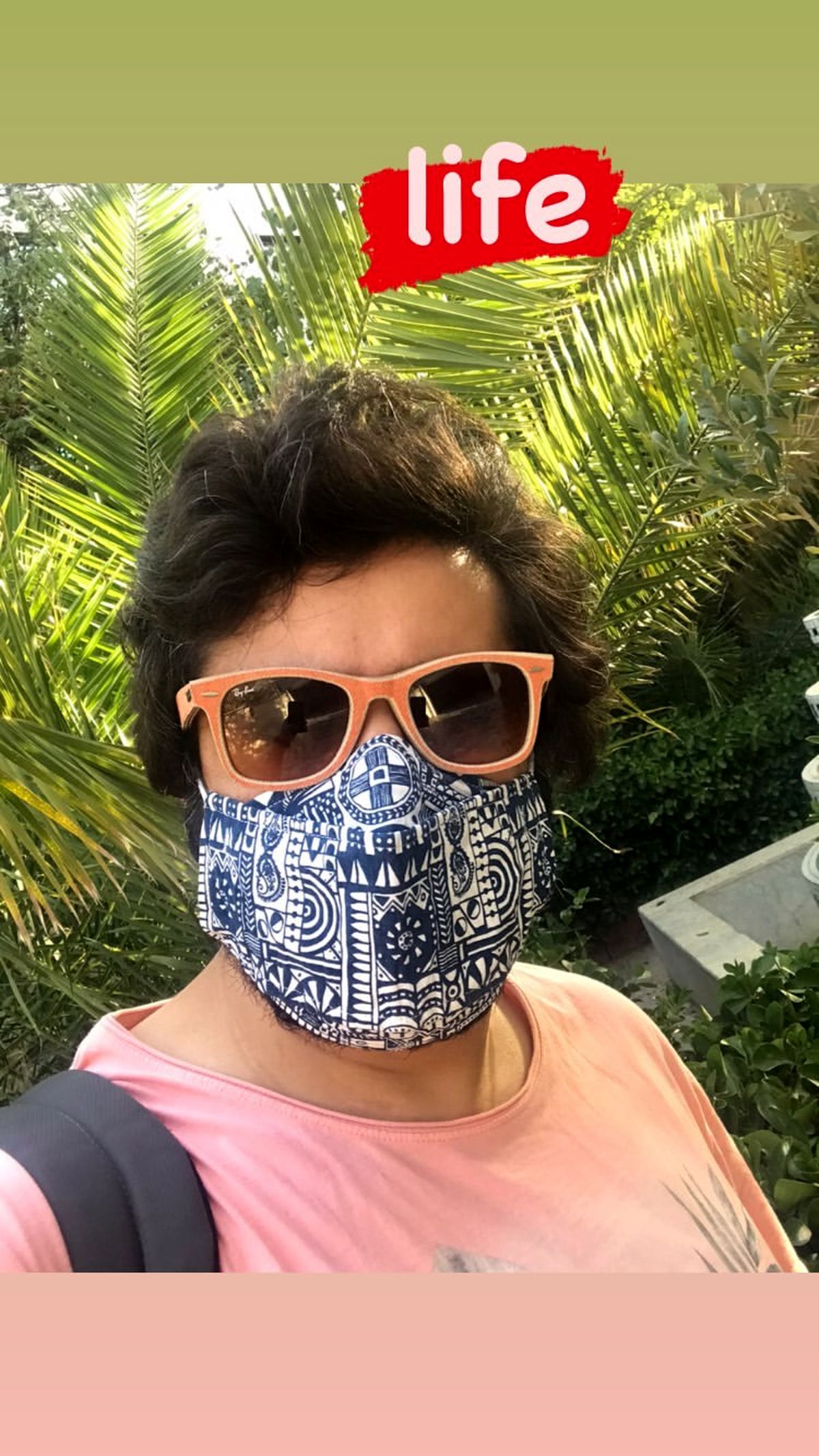 ماسک‌ متفاوت مهران رنجبر + عکس