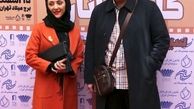 کارگردان معروف و همسر بازیگر چشم رنگی اش+عکس