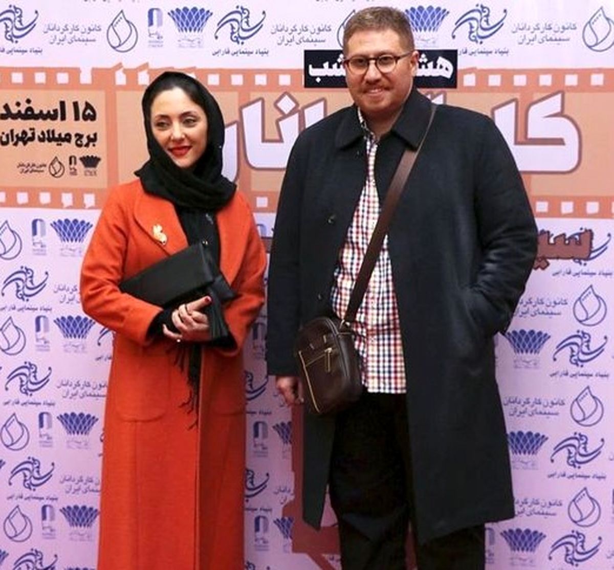 کارگردان معروف و همسر بازیگر چشم رنگی اش+عکس