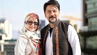 امیرحسین صدیق و همسرش + عکس