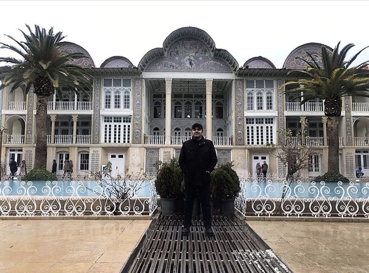 سفر رضا مولایی به شیراز + عکس