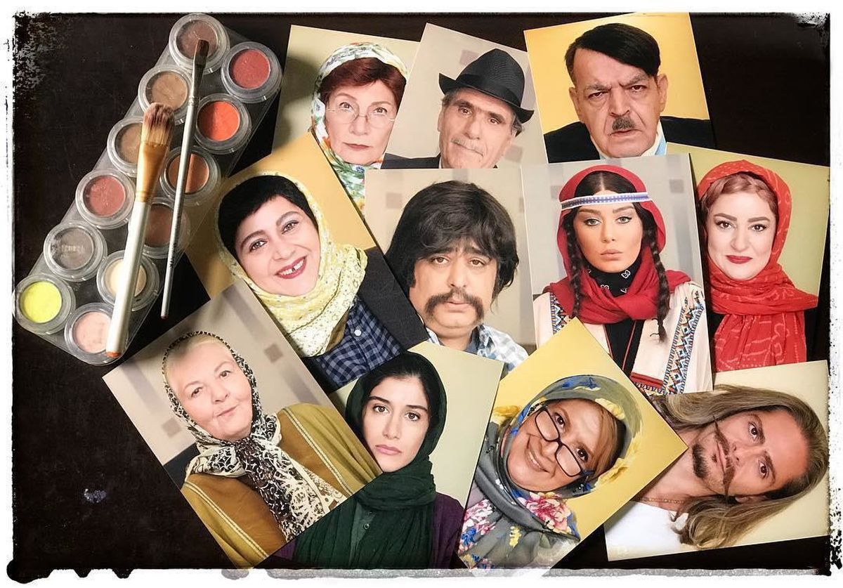 گریم‌های عجیب بازیگران درفیلم جذاب طنز+عکس
