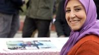 کیک مخصوص مرجانه گلچین در محل کارش + عکش