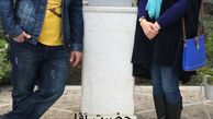 آقای بازیگر بر سر مزار مهدی اخوان‌ثالث + عکس