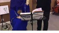 عکس خاله شادونه با مجری معروف کودکی هایمان