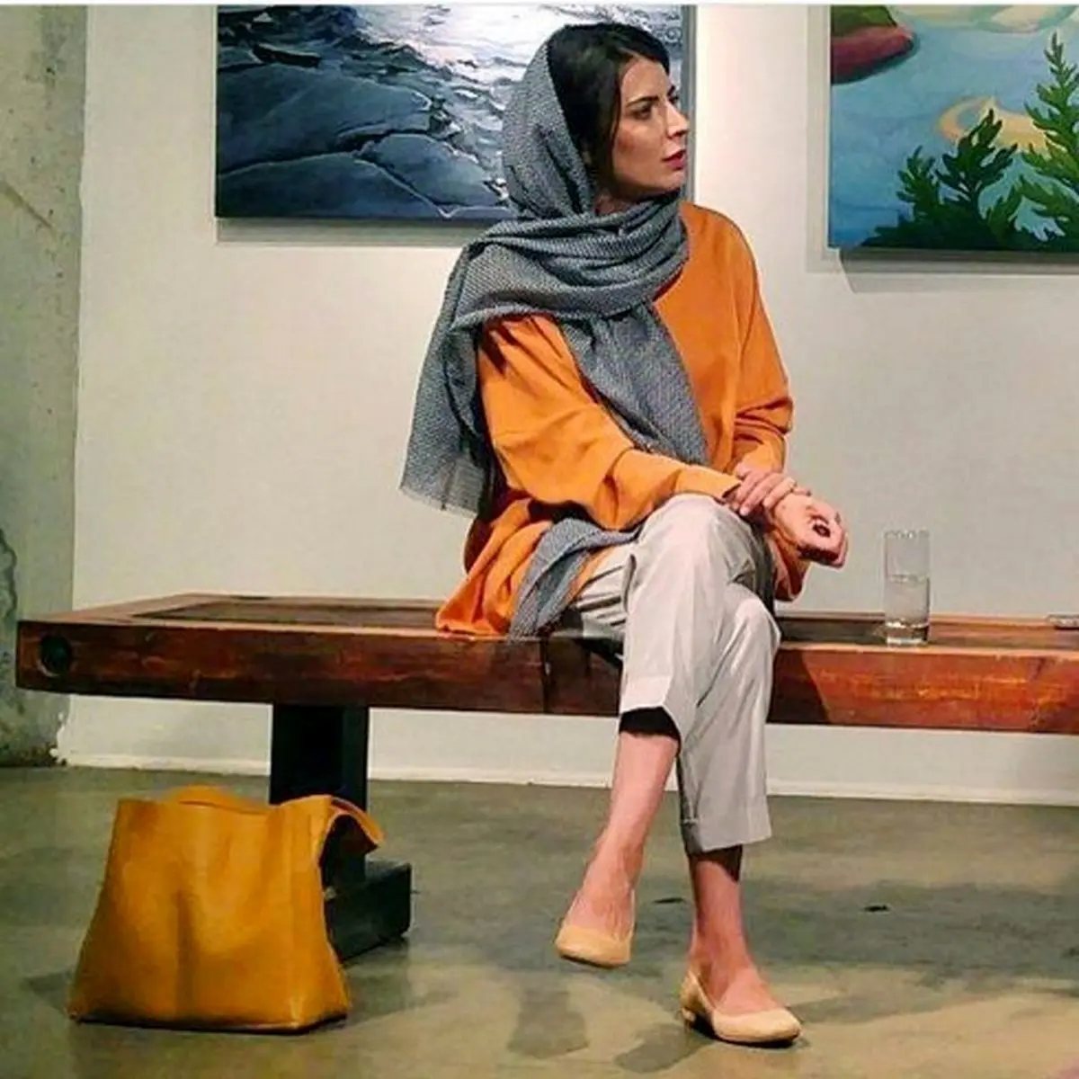 ژست مدلینگی لیلا حاتمی