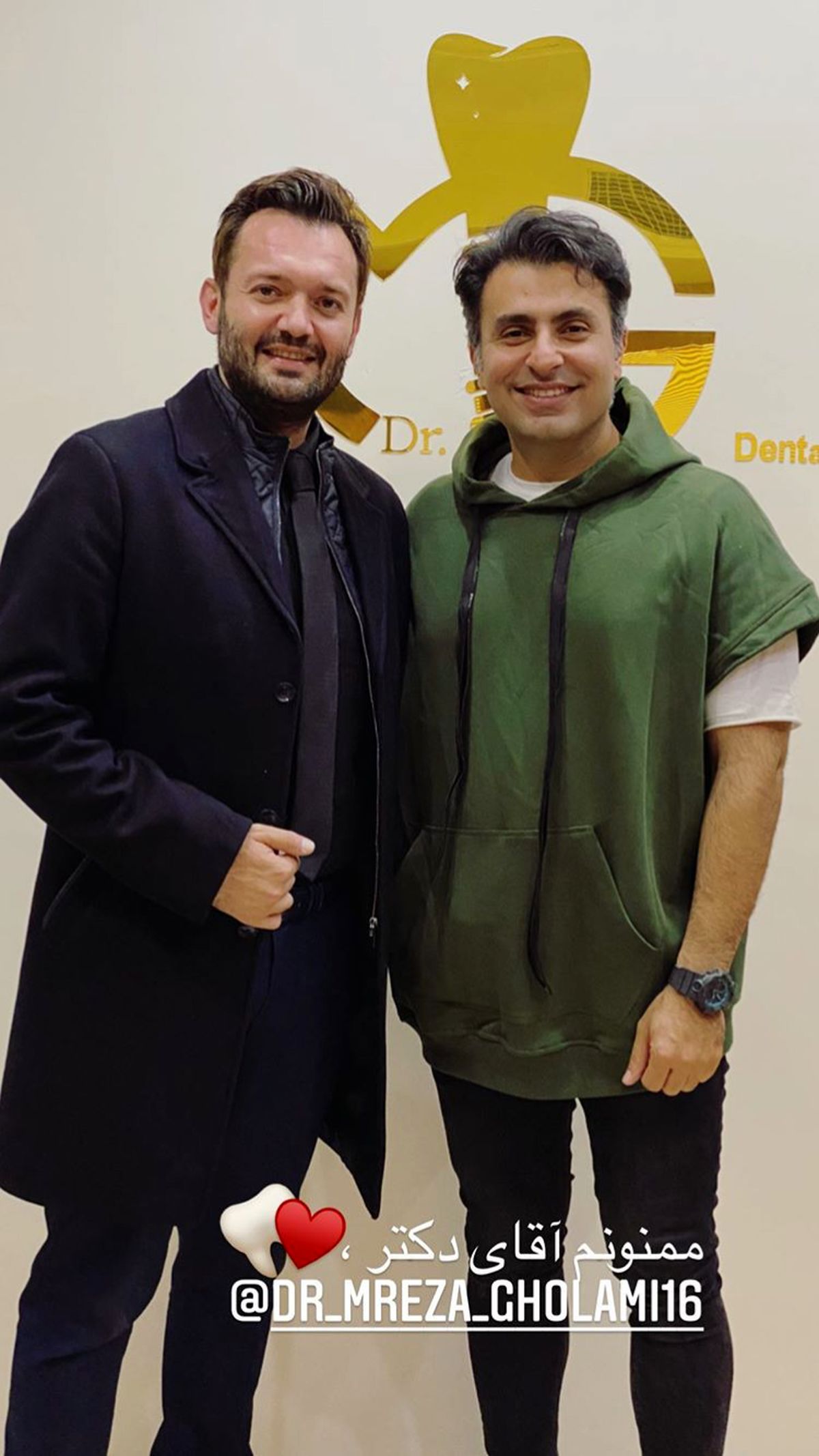 دکتر دندانپزشک ‌خواننده ‌معروف + عکی