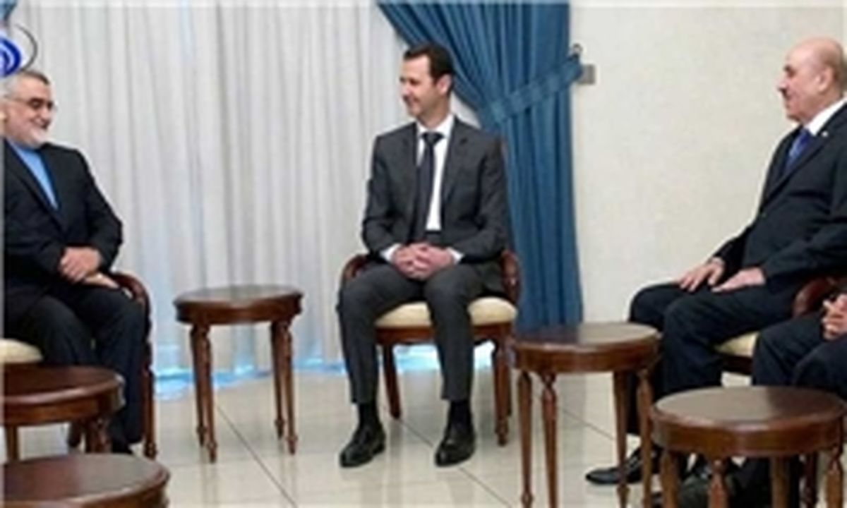 دیدار بروجردی با بشار اسد در دمشق