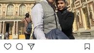 دیدار عروس و پسر داریوش ارجمند با لویی در فرانسه+عکس