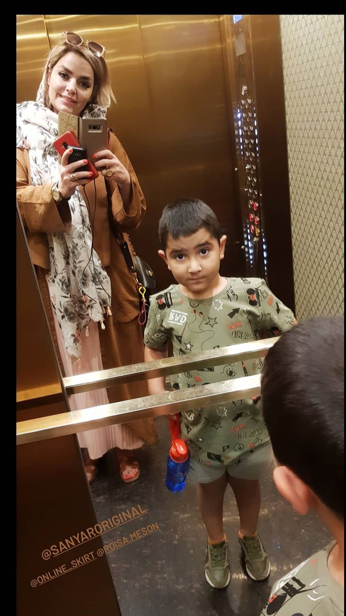 سپیده خداوردی و پسرش + عکس