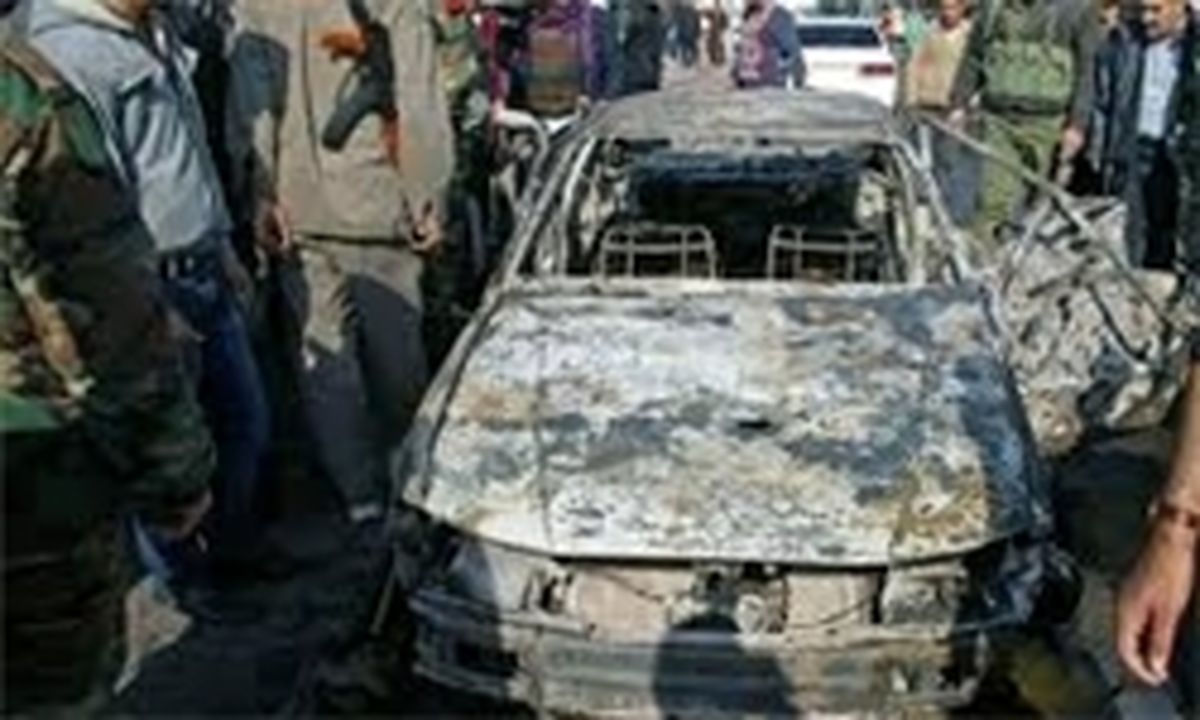 انفجار تروریستی در بزرگراه «المزه» در دمشق
