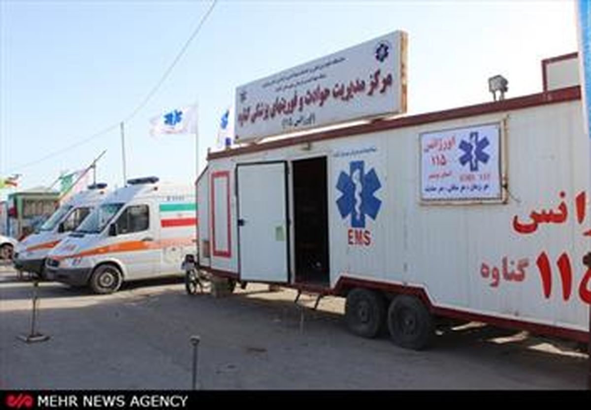 اعزام ۹ دستگاه اتوبوس آمبولانس به مناطق زلزله زده