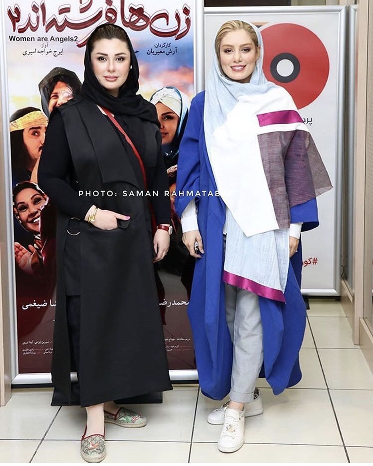 سحر قریشی و‌نیوشا ضیغمی در اکران زن‌ها فرشته اند ۲ + عکس