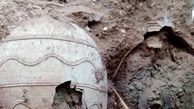 جزئیات محتوای خمره‌های بزرگ گلی شهرری