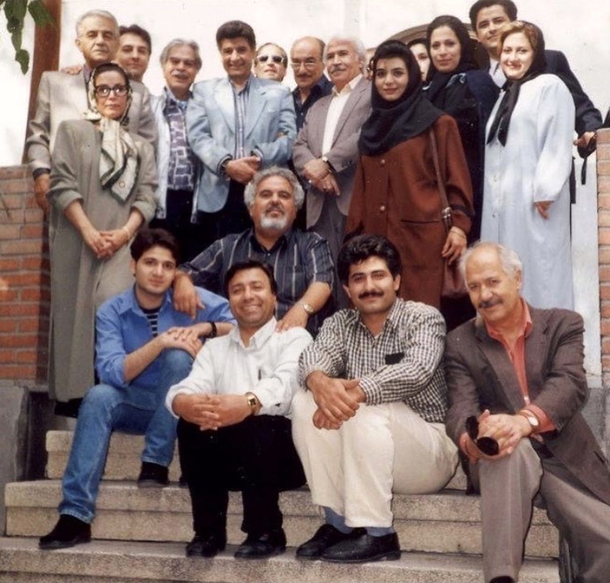 عکسی قدیمی از صداپیشگان مشهور 
