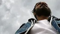 سلفی عباس غزالی با آسمان + عکس