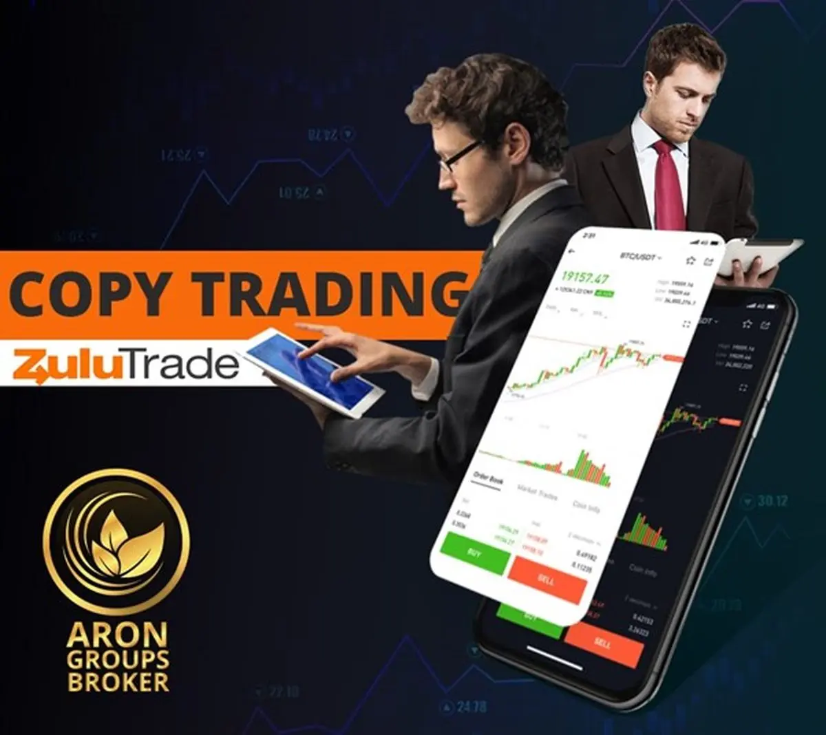 ارائه پلتفرم کپی تریدینگ در بروکر آرون گروپس