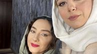شبنم فرشادجو در کنار دوست صمیمی اش + عکس