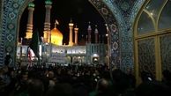 قم در شب عاشورای حسینی سراسر حزن و اندوه است