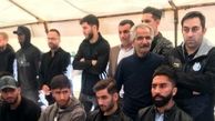 حضور بازیکنان استقلال در مراسم سالگرد غلامحسین مظلومی