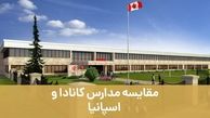 مقایسه مدارس کانادا و اسپانیا با اصطهباناتی