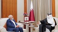 محمد جواد ظریف با امیر قطر دیدار کرد