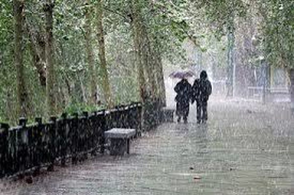 باران در 14 استان می‌بارد