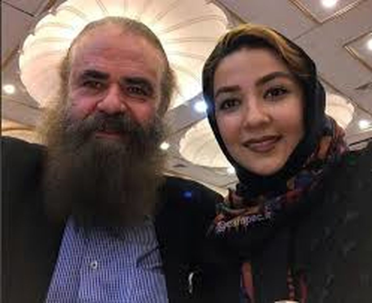 خانم بازیگر همراه همسرش در جشنواره فجر