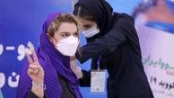 دنیا مدنی داوطلب واکسن ایرانی برکت شد + عکس
