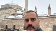 علیرام نورایی و مقبره زیبای مولانا+عکس