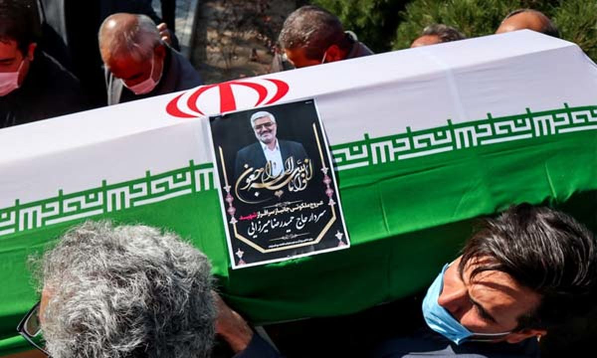 تشییع پیکر مطهر سردار شهید «حمیدرضا میرزایی»
